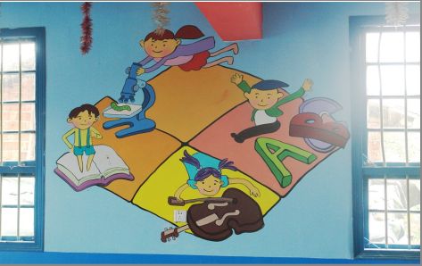 共青城幼儿园墙体手绘